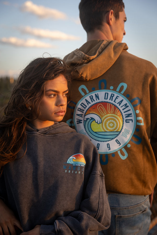 Thick French Terry Vintage Wash Hoodie - UNISEX