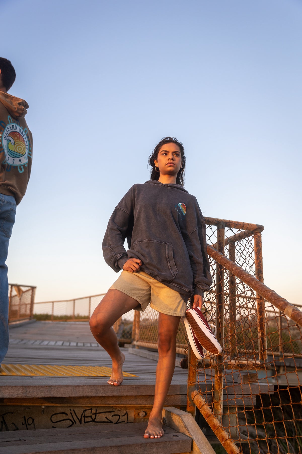 Thick French Terry Vintage Wash Hoodie - UNISEX